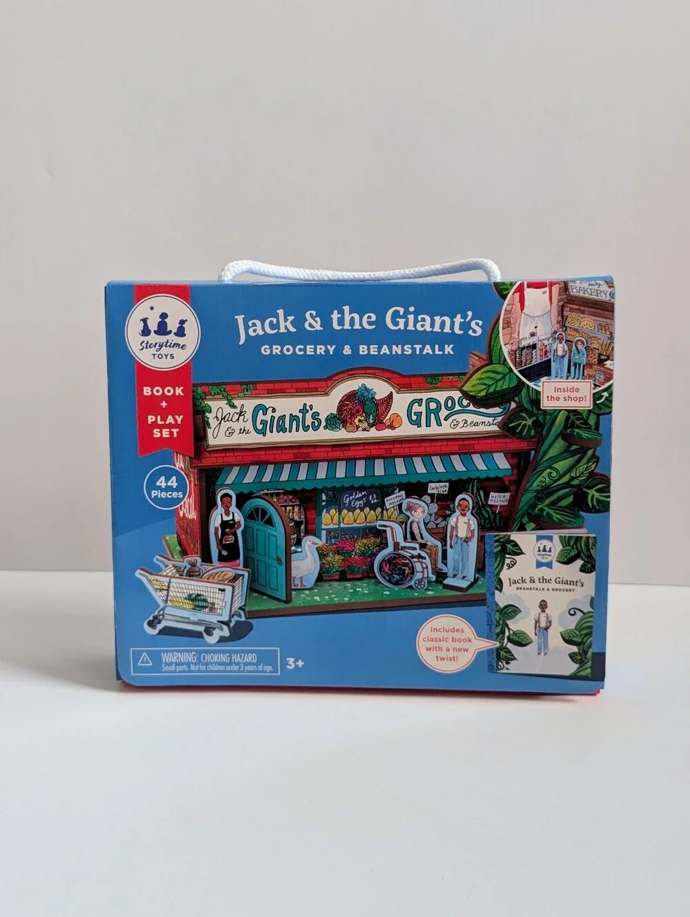 Storytime Toys Jack & the Giant's Grocery & Beanstalk Book & Play Set - COMPLETE